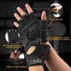imageihuan New Breathable Workout Gloves for Women ampamp Men  No More Sweaty ampamp Full Palm Protection Gym Exercise Cycling Fitness Weightlifting Pullups Deadlifting RowingBlack