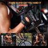 imageihuan New Breathable Workout Gloves for Women ampamp Men  No More Sweaty ampamp Full Palm Protection Gym Exercise Cycling Fitness Weightlifting Pullups Deadlifting RowingBlack