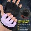 imageihuan New Weight Lifting Gym Workout Gloves Men ampamp Women Great for Weightlifting Exercise Training FitnessLight Purple