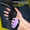 imageihuan New Weight Lifting Gym Workout Gloves Men ampamp Women Great for Weightlifting Exercise Training FitnessLight Purple