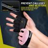 imageihuan New Weight Lifting Gym Workout Gloves Men ampamp Women Great for Weightlifting Exercise Training FitnessPink