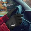 imageihuan Thin Winter Running Gloves for Women Men Sensitive Touchscreen Fingers for Cold Weather Windproof Thermal Material for Working and Outdoor Sports Soccer Cycling Camping Hiking DrivingBlack