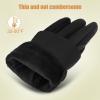 imageihuan Thin Winter Running Gloves for Women Men Sensitive Touchscreen Fingers for Cold Weather Windproof Thermal Material for Working and Outdoor Sports Soccer Cycling Camping Hiking DrivingBlack