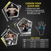 imageihuan Weight Lifting Gym Workout Gloves Full Finger with Wrist Wrap Support for Men ampamp Women Full Palm Protection for Weightlifting Training Fitness Hanging Pull ups Grey M