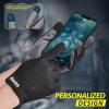 imageihuan Weight Lifting Gym Workout Gloves Full Finger with Wrist Wrap Support for Men ampamp Women Full Palm Protection for Weightlifting Training Fitness Hanging Pull ups Grey M