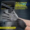 imageihuan Weight Lifting Gym Workout Gloves Full Finger with Wrist Wrap Support for Men ampamp Women Full Palm Protection for Weightlifting Training Fitness Hanging Pull ups Grey M