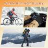 imageihuan Winter Gloves for Men Women  Cold Weather for Running Cycling Waterproof Snow Warm Thermal Touchscreen FingerGrey