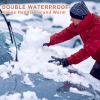 imageihuan Winter Gloves for Men Women Waterproof Running Cycling for Cold Weather Thermal Warm Windproof Material and Touch Screen Finger for Skiing Snow Driving SnowboardingGrey