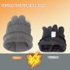 imageihuan Winter Gloves for Men Women Waterproof Running Cycling for Cold Weather Thermal Warm Windproof Material and Touch Screen Finger for Skiing Snow Driving SnowboardingGrey