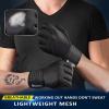 imageihuan Workout Gloves for Men FullFinger Weight Lifting Gloves for Men Gym Lifting Gloves Full Hand Gloves for Weightlifting DeadliftBlack