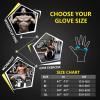 imageihuan Workout Gloves for Men FullFinger Weight Lifting Gloves for Men Gym Lifting Gloves Full Hand Gloves for Weightlifting DeadliftBlack