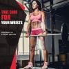 imageihuan Wrist Straps for Weight Lifting  Lifting Straps for Weightlifting  Gym Wrist Wraps with Extra Hand Grips Support for Strength Training  Bodybuilding  DeadliftingOrange