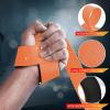 imageihuan Wrist Straps for Weight Lifting  Lifting Straps for Weightlifting  Gym Wrist Wraps with Extra Hand Grips Support for Strength Training  Bodybuilding  DeadliftingOrange