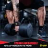 imageihuan Wrist Straps for Weight Lifting  Lifting Straps for Weightlifting  Gym Wrist Wraps with Extra Hand Grips Support for Strength Training  Bodybuilding  DeadliftingBlack