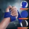 imageihuan Wrist Straps for Weight Lifting  Lifting Straps for Weightlifting  Gym Wrist Wraps with Extra Hand Grips Support for Strength Training  Bodybuilding  DeadliftingBlue
