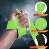 imageihuan Wrist Straps for Weight Lifting  Lifting Straps for Weightlifting  Gym Wrist Wraps with Extra Hand Grips Support for Strength Training  Bodybuilding  DeadliftingSpring Green