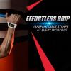 imageihuan Wrist Straps for Weight Lifting  Lifting Straps for Weightlifting  Gym Wrist Wraps with Extra Hand Grips Support for Strength Training  Bodybuilding  DeadliftingWhite