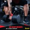 imageihuan Wrist Straps for Weight Lifting  Lifting Straps for Weightlifting  Gym Wrist Wraps with Extra Hand Grips Support for Strength Training  Bodybuilding  DeadliftingDeep Red