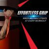 imageihuan Wrist Straps for Weight Lifting  Lifting Straps for Weightlifting  Gym Wrist Wraps with Extra Hand Grips Support for Strength Training  Bodybuilding  DeadliftingDeep Red