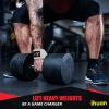 imageihuan Wrist Straps for Weight Lifting  Lifting Straps for Weightlifting  Gym Wrist Wraps with Extra Hand Grips Support for Strength Training  Bodybuilding  DeadliftingWhite