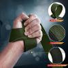 imageihuan Wrist Straps for Weight Lifting  Lifting Straps for Weightlifting  Gym Wrist Wraps with Extra Hand Grips Support for Strength Training  Bodybuilding  DeadliftingGreen