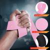 imageihuan Wrist Straps for Weight Lifting  Lifting Straps for Weightlifting  Gym Wrist Wraps with Extra Hand Grips Support for Strength Training  Bodybuilding  DeadliftingPink