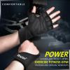 imageihuan sports glovesNeoprene Padded Weight Lifting Gloves for Men and Women Breathable Weight Lifting GlovesExtra Grip Full Palm Protection and Wrist Support for FitnessBlack