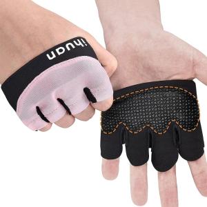 imageihuan New Weight Lifting Gym Workout Gloves Men ampamp Women Great for Weightlifting Exercise Training FitnessPink