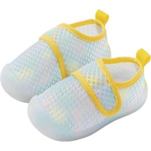 imageihuan Toddler Baby Water Shoes Infant Boys Girls Kids Swim Beach Pool Sandals Quick Dry NonSlip Breathable Barefoot for Summer Surf RiverYellow