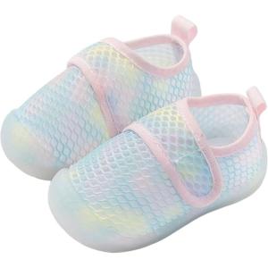 imageihuan Baby Toddler Water Shoes Sandals Infant Boys Girls Kids Swim Beach Pool Wide Toe Barefoot Quick Dry NonSlip Breathable for Summer Surf RiverPink
