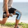 imageKnee Brace for Women Men 2pack Knee Sleeves Support for Weightlifting Running Workout Sports Compression Material Provides Support and Pain Relief for Meniscus Injuries ArthritisGray