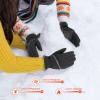 imageihuan Winter Waterproof Gloves Snow Ski for Women MenCold Weather Warm Thermal Touchscreen for Running CyclingBlack
