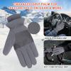 imageihuan Winter Waterproof Gloves Snow Ski for Women MenCold Weather Warm Thermal Touchscreen for Running CyclingGrey