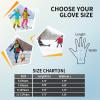 imageihuan Kids Winter Waterproof Ski Gloves Snowboarding Touchscreen Snow Cycling Running Gloves for Boys GirlsDark Black