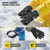 imageihuan Winter Waterproof Ski Gloves Kids Men Women Snow Warm Cycling Cold Weather Driving Biking Running Snowboarding Touchscreen Gloves for Boys Girls