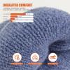 imageihuan Boot Socks for Women Cozy Fuzzy Thick Warm Crew Cabin Socks for Fall ampamp Winter Christmas Gift for Women 595Navy Blue Grey Beige3
