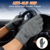 imageihuan Thermal Winter Gloves for Men Women Cold Weather Touchscreen Gloves for Running Cycling Hiking DrivingGrey