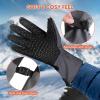 imageihuan Winter Waterproof Ski Gloves for Men ampamp Women 30 Thermal Gloves Touch Screen Warm for Skiing Cycling Motorcycle RunningGrey