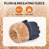 imageihuan Winter Waterproof Skiing Gloves for Men ampamp Women Cold Weather Thermal Gloves with Touchscreen Fingers Windproof Snowboarding Running Cycling Driving Hiking Motorcycle MotorcyclingGrey