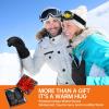 imageihuan Winter Waterproof Skiing Gloves for Men ampamp Women Cold Weather Thermal Gloves with Touchscreen Fingers Windproof Snowboarding Running Cycling Driving Hiking Motorcycle MotorcyclingBlack