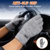 imageihuan Thermal Winter Gloves for Men Women Cold Weather Touchscreen Gloves for Running Cycling Hiking DrivingLight Grey