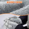 imageihuan Thermal Winter Gloves for Men Women Cold Weather Touchscreen Gloves for Running Cycling Hiking DrivingLight Grey