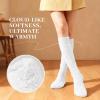 imageihuan Gifts Fuzzy ampamp Cozy Socks Warm Fluffy Cloud Sock For Women Comfy Winter Plush Sleeping Slipper Socks  Super SoftWhite2pairs