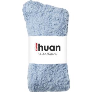 imageihuan Gifts Fuzzy ampamp Cozy Socks Warm Fluffy Cloud Sock For Women Comfy Winter Plush Sleeping Slipper Socks  Super SoftBlue1pair