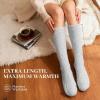 imageihuan Christmas Gifts for WomenStocking StuffersWarm Fuzzy ampamp Cozy Cloud Sock For MenFluffy Winter Sleeping Slipper Socks1pairnonslip Grey