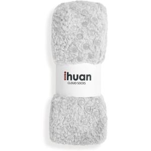 imageihuan Christmas Gifts for WomenStocking StuffersWarm Fuzzy ampamp Cozy Cloud Sock For MenFluffy Winter Sleeping Slipper Socks1pairnonslip Grey