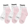 6pairs-(3white&3pink)
