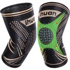 image:imageihuan Copper Knee Braces Sleeves for Knee Pain Women Men  Compression Knee Brace Support for Working Running Workoutblack