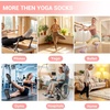 image:imageihuan 6 Pairs Pilates Yoga Socks for Women 6 Pairs Womens Cute Ruffle Ankle Socks With Polka Dot