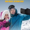 image:imageihuan Ski Snow Winter Gloves Women Men WaterproofCold Weather Warm Thermal Touch Screen Driving Hiking Motorcycle CyclingBlack